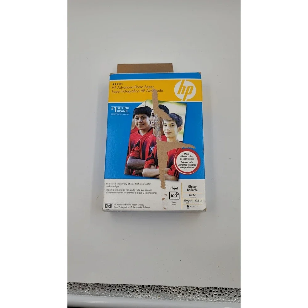 Hewlett‎ Packard Q6638A 4x6 inch Glossy Advanced Printer Paper - 100 Sheets Read